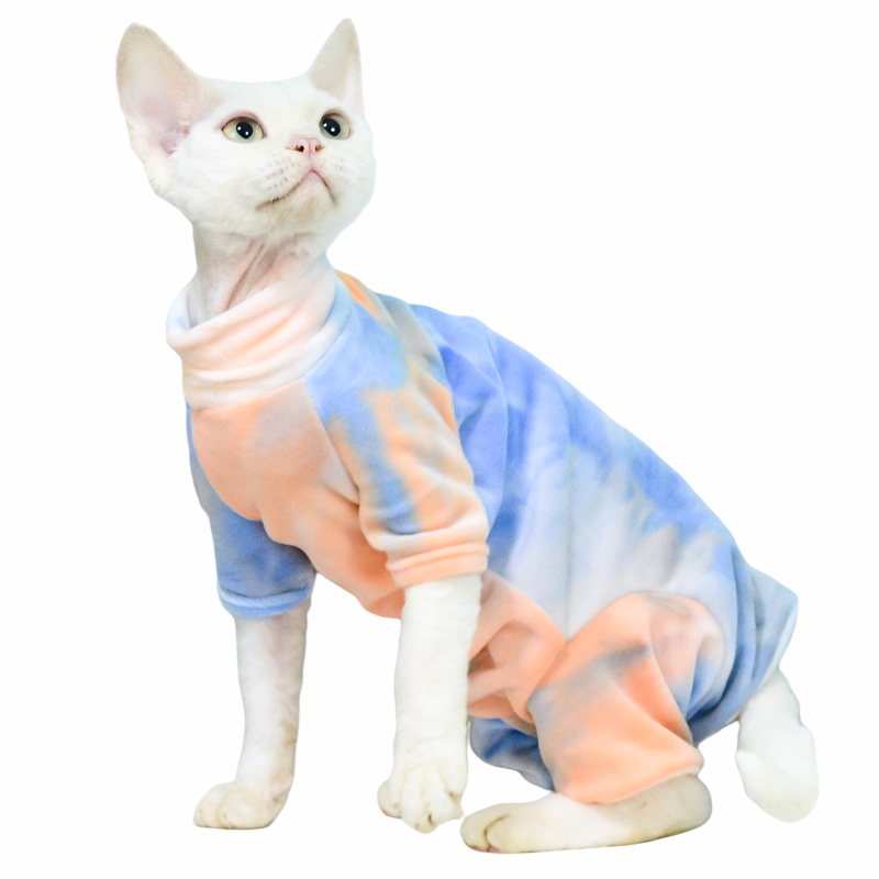 Winter cat clothes Cute classic velvet and polyester XS to XXL sizes to keep cats warm