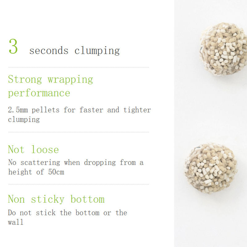 NEW Natural Caked Natural Material Cat Litter Hot Sale Of Degradable Natural Cat Litter