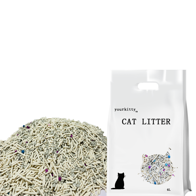 Natural Strong Clumping Cat Litter sand Odor Control Dust-Free Mixed cat Litter
