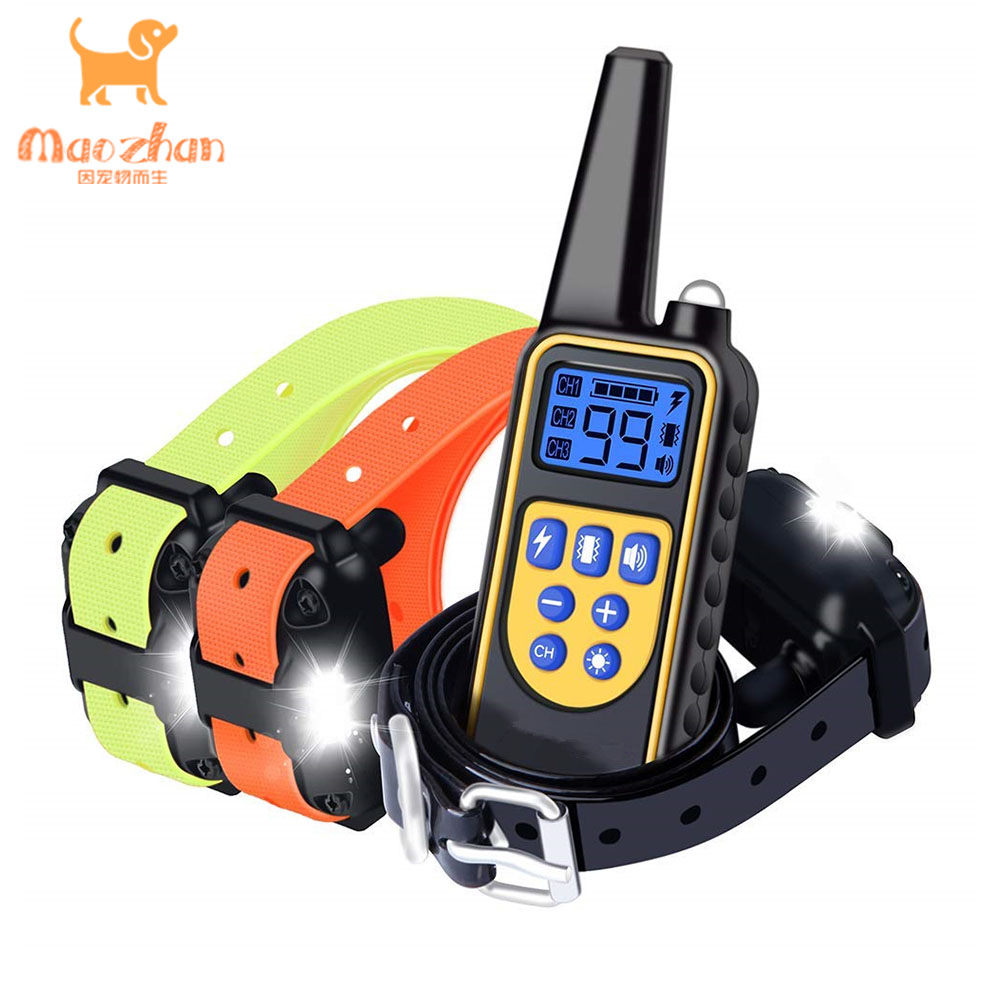 Best selling new type waterproof controlled electric remote dog training collar