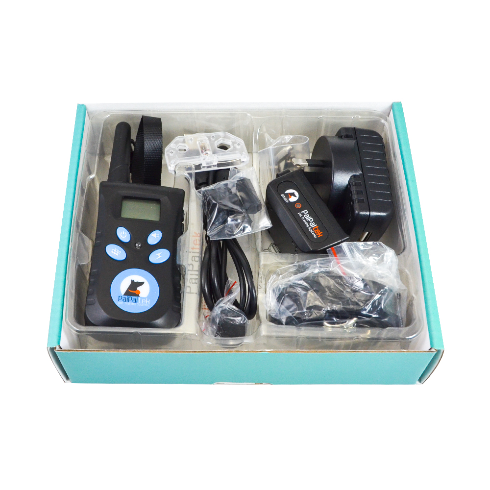 Pet Supplies And Equipment Dog Training Collar Waterproof Electric Anti Bark Pet Shock Collar With Control Remote 500 M