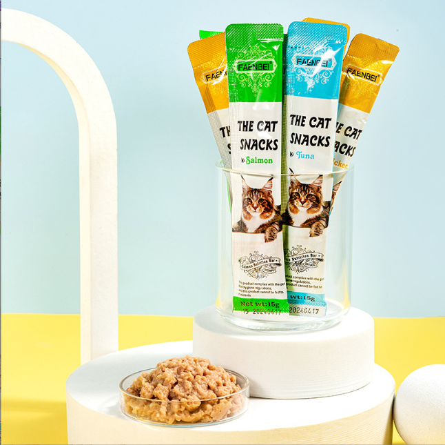 Soft Cat Treat Sticks Nutritious, Delicious, and Irresistibly Tasty