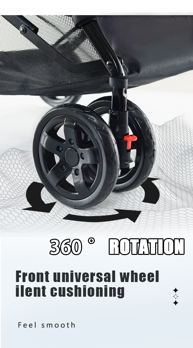 Cheap 4 wheel small pet stroller for cat/pet fold travel stroller small dog for pet travel /wholesale dog stroller pet carrier