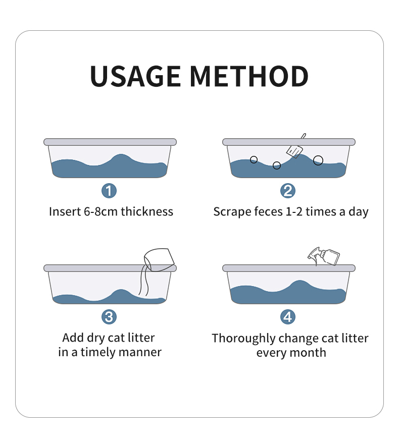 Ultra Absorbent Odor Control Bentonite Cat Litter Dust-Free & Quick Clumping Direct from Factory