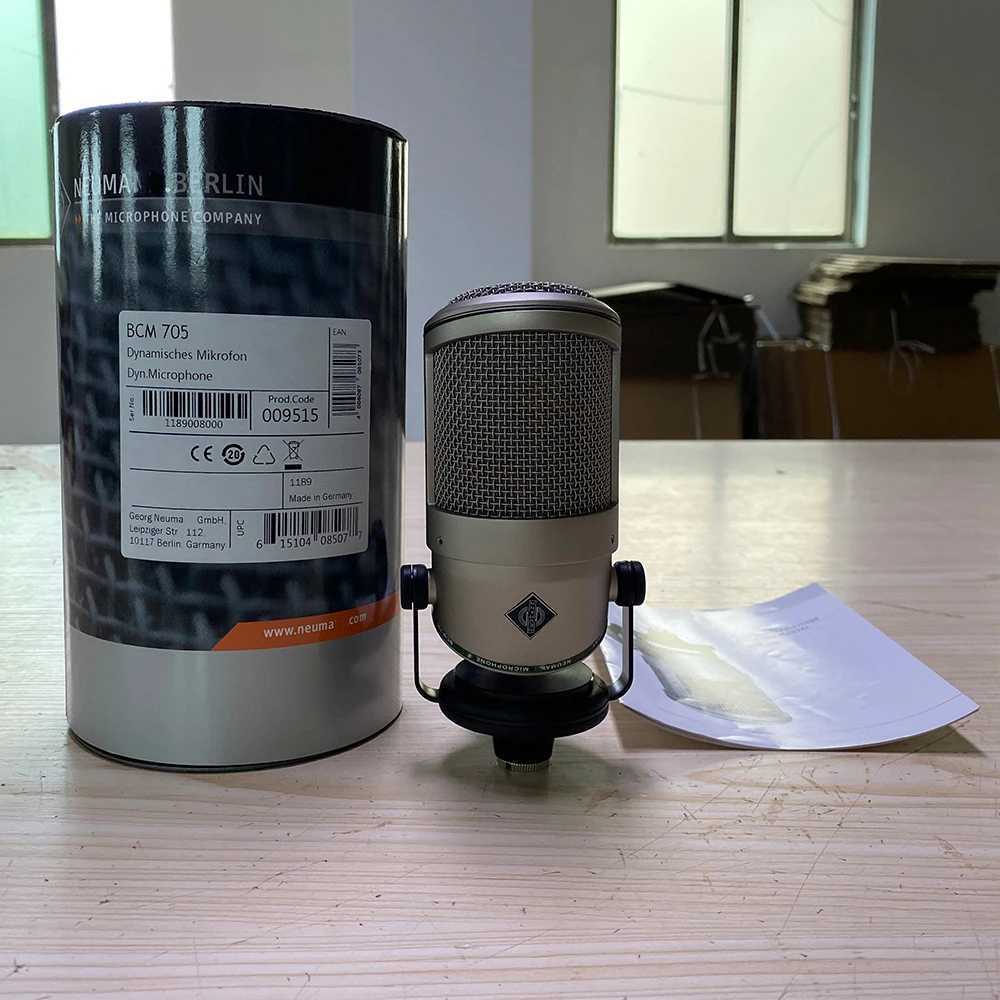 Microphones BCM 705 bcm705 classic Large Diaphragm Condenser Capsule Microphone Professional Broadcast Mic For Radio Announcers and DJ S2411261