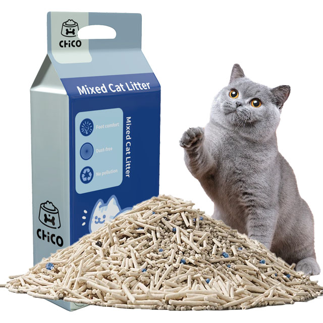 Tofu cat litter Deodorant dust-free milk tofu litter Kitten House special rising mix cat litter