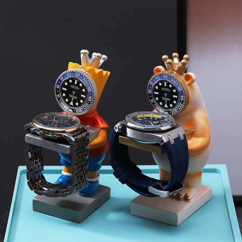 Originality Watch Holder Interesting Display Stand for Creative Decorative Ornaments Personalised Resin Fashion Tray Shelf 240415