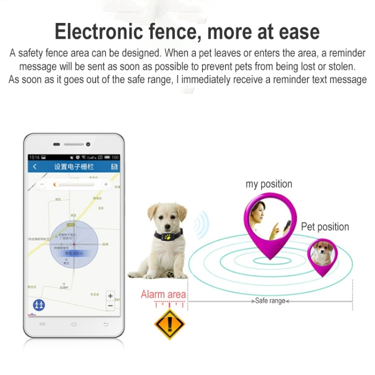 Factory Price Z8-A Mini Pet Smart Wear GPS Pet Locator Tracking Device, gps tracker for pets