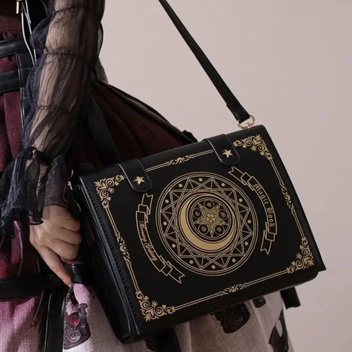 New Lolita Bag Original Designer Shoulder Bag Starry Moon Magic Flip Cover Women's Crossbody Bag