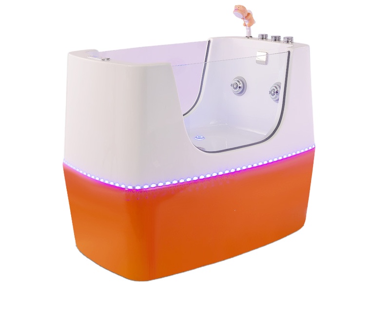 USMILEPET Factory Direct New Model Acrylic Fiberglass Dog Grooming Tub For Pet Grooming Salon Dog Wash Station With Air Bubble