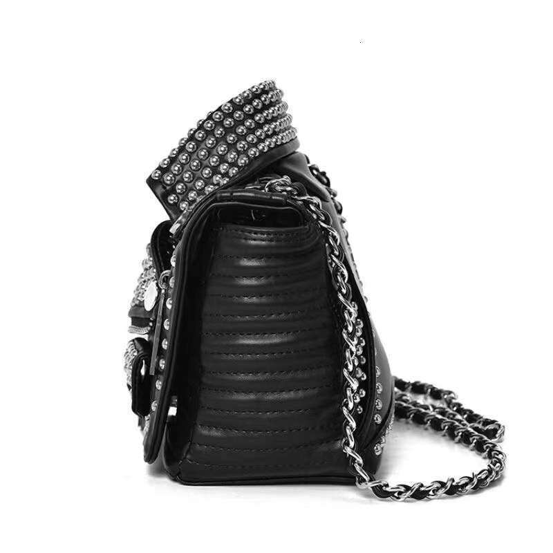 Designer Chain Women Clothing Shoulder Rivet Jacket Messenger Bag Ladies Leather Handbags Bolsa Feminina Bolsos Mujer