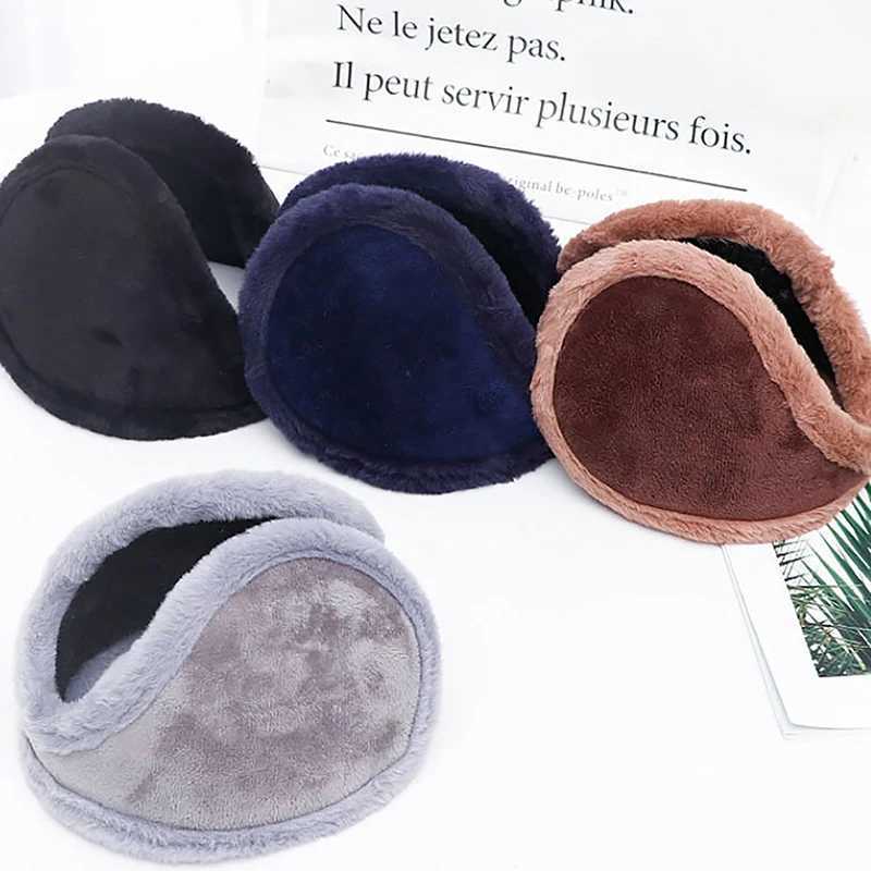 Thick winter neutral earphones wool warm earmuffs warm plush cloth earmuffs earmuffs W241126