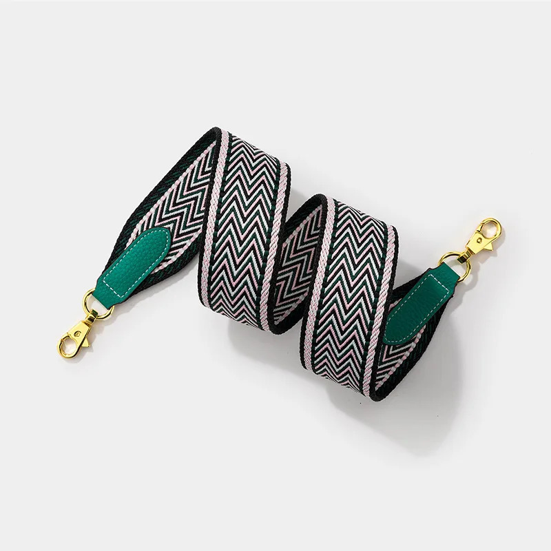 High Quality Canvas Wide Shoulder Straps Fashion Leisure Bag Lady Replacement Handbag Women Accessories 241125