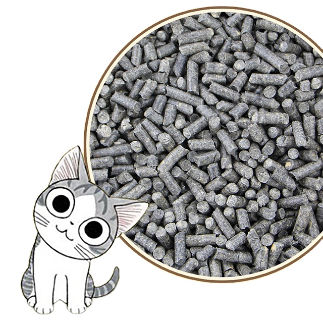 Explosive New Products Clumping Pine Wood Cat Litter Activated Charcoal Pine Litter Significant Bacteriostasis Cat Litter