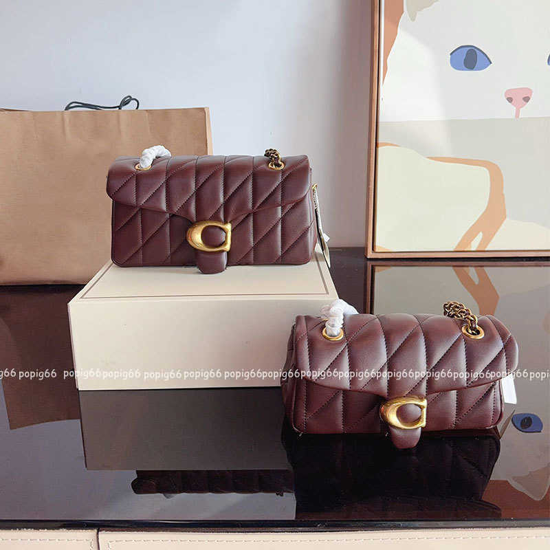 High Quality Shoulder Bag Designer Bags Fashion Womens Chain Crossbody Bags Classic Tabby 20 26 Wallet Top Luxury Genuine Leather Handbag Double Flip Purse