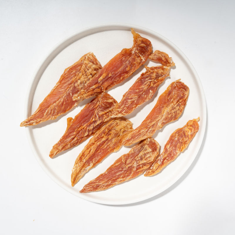 Pet snacks wholesale high-quality healthy low-fat snacks additive-free natural chicken breast jerky