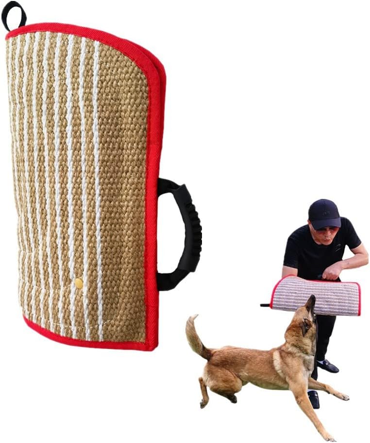 Dog Bite Sleeve Training Protection Arm Jute Chew Tug Toy for K9 Work Dog Pitbull German Shepherd Puppy Young Dogs Jump Training