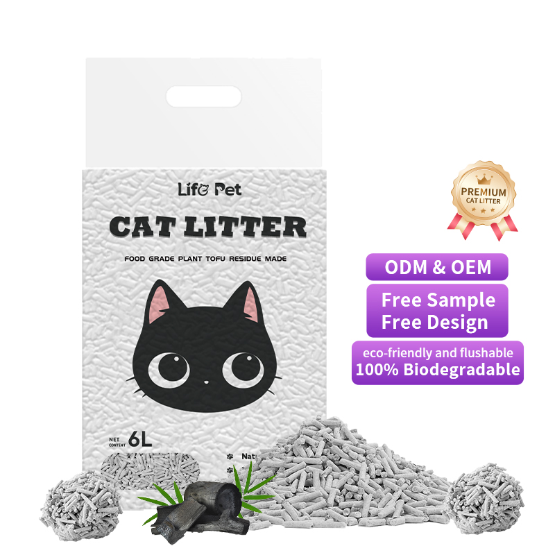 Tofu Cat Litter Packaging Vacuum OEM Bulk Supplies Of Natural Plant Tofu Cat Litter Suppliers