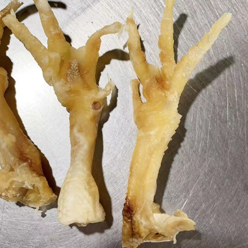 Factory Wholesale High Protein Dry Chicken Feet And Duck Feet Without Bones Pet Treats For Dog