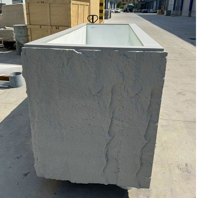 cheap indoor fibreglass garden backyard koi fishing tank farming tanks glass window fish aquarium tank