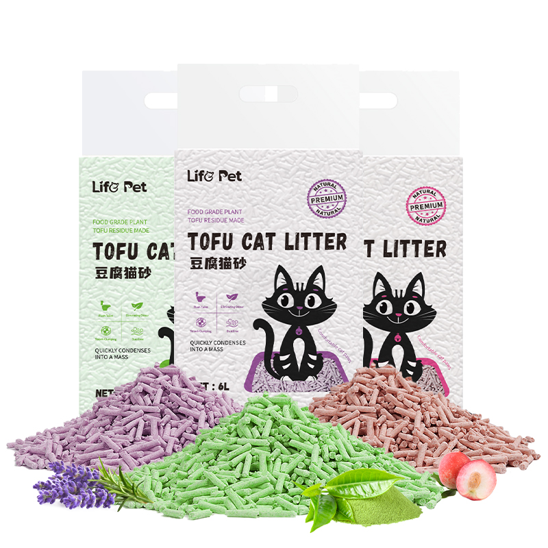 Cat Sand Litter Tofu Flushable Supplier Plant Degradable Soya Tofu Cat Litter 10l Wholesale OEM