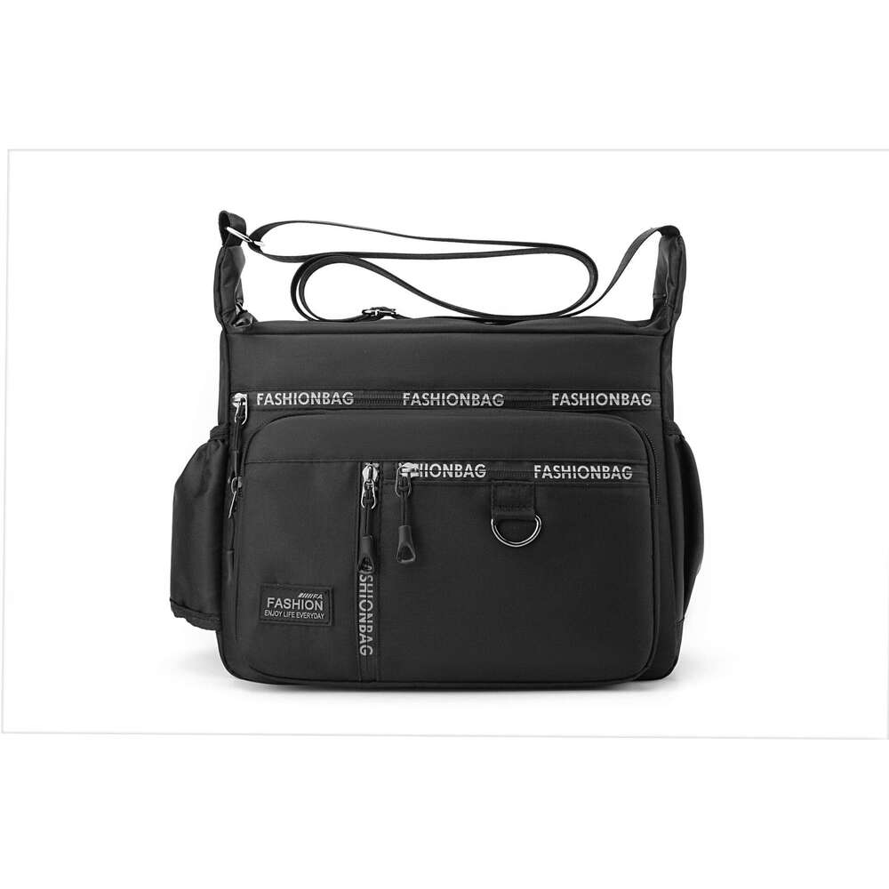 New Cross Bag for Men's Business Travel, Trendy Brand, Simple Single Shoulder Small Backpack 8645