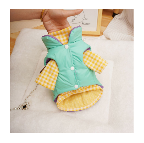 Warm Comfortable Dog Clothes Reversible Pet Clothes for Cat Dog