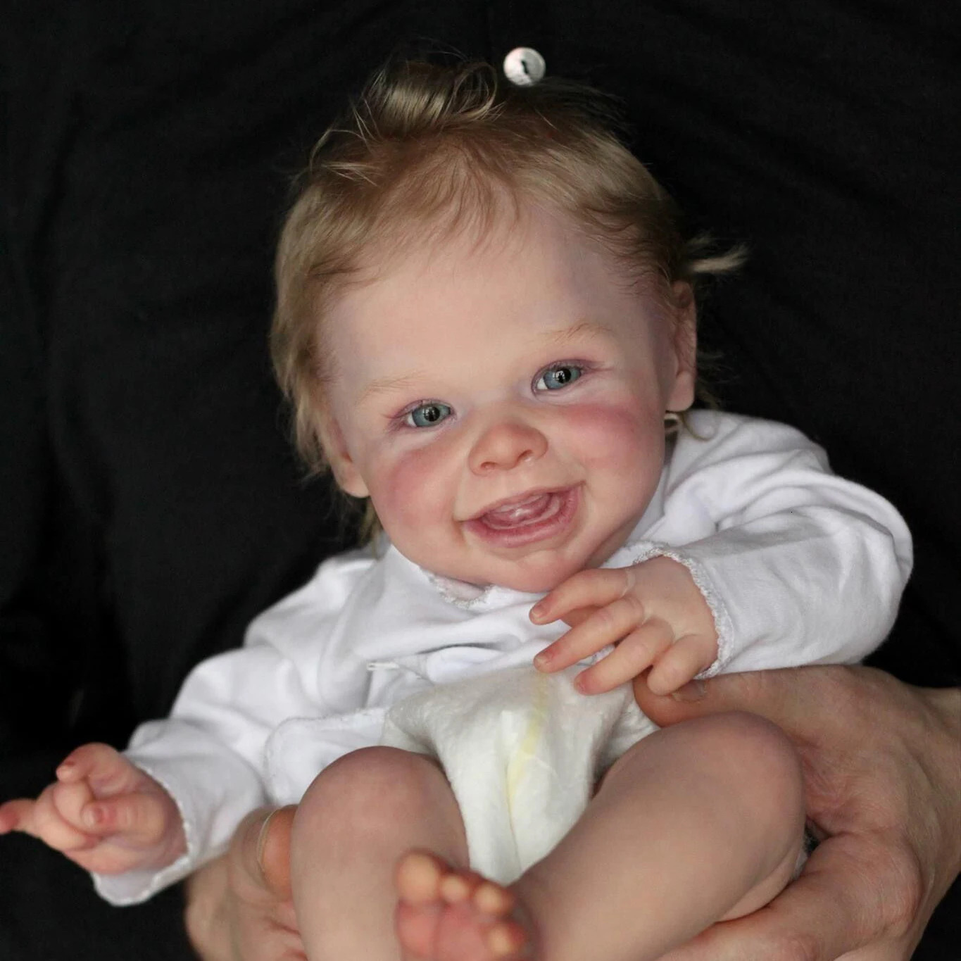 NPK 20inch Lifelike Reborn Doll born Harper Soft Touch Cuddly Body Doll Handmade with Genesis Paint Visible Veins Multiple 241126