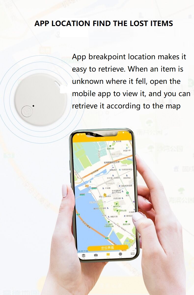 Mini Tracking Device Tag Key Child Finder Pet Tracker Location Blue tooth-compatible Tracker Smart GPS