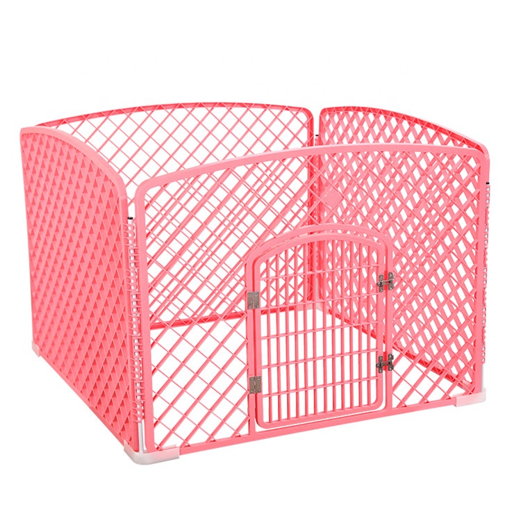 Hot sale pet cage PVC powder coated kennel welded wire mesh dog cage pet cage chain link fence