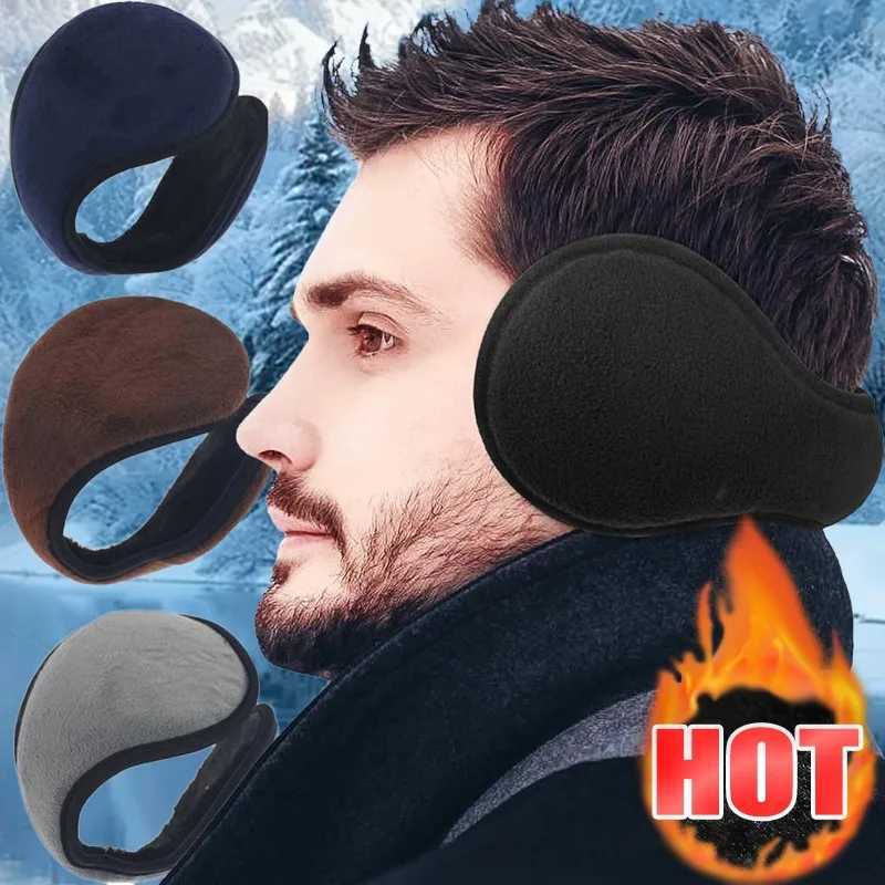 Winter plush warm earmuffs thick fluffy earmuffs neutral style cold resistant earmuffs fastened hot earmuffs outdoor antifreeze earmuffs W241126