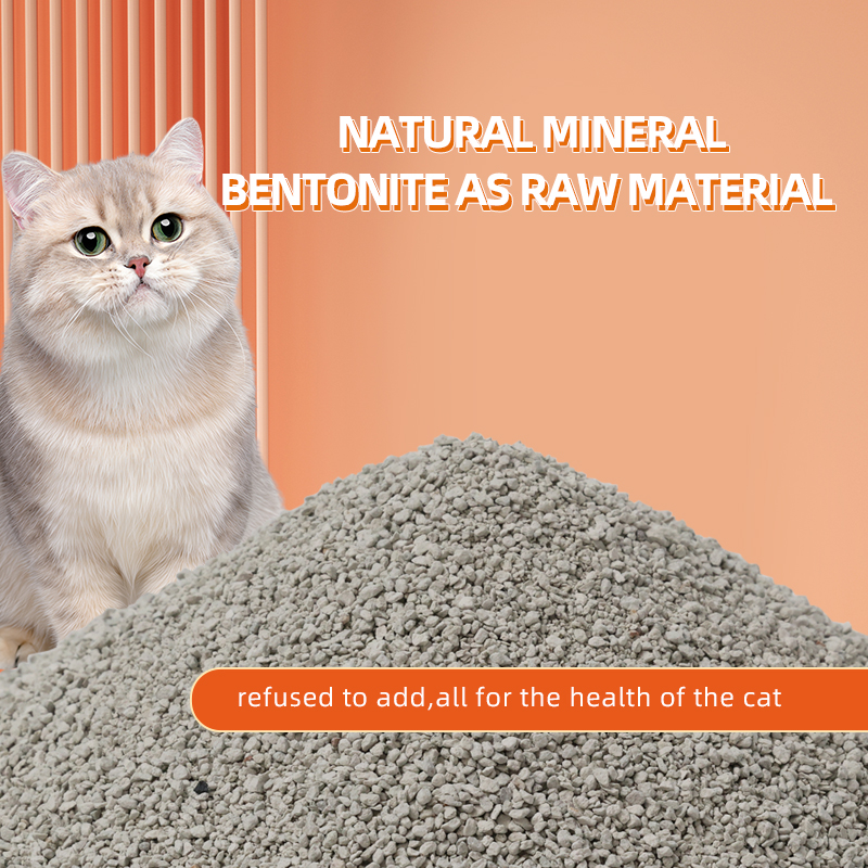 Factory wholesale Bentonite&Tofu Hypoallergenic and low dust control bentonite cat litter sand