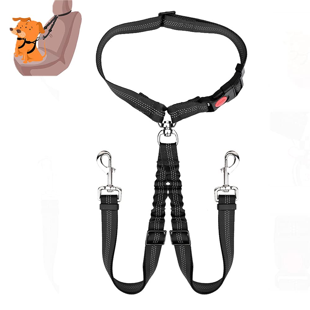 C&C Durable Pet Accessories Adjustable Safety Nylon Leash Car Dog Seat Belt pet car seat belt lead leash backseat safety belt