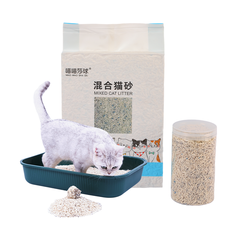 arena para gatos petkit toilet sand probiotic clumping bentonite crushed tofu cat litter mixed cat litter