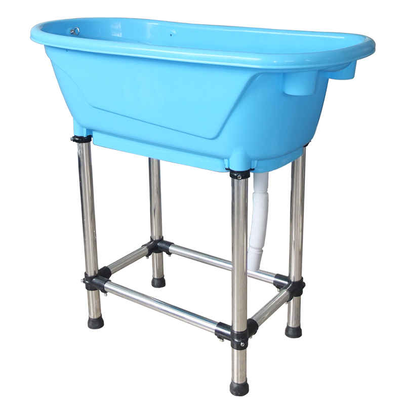Mini Plastic Pets Dog Cat Washing Grooming Portable Bath Tub