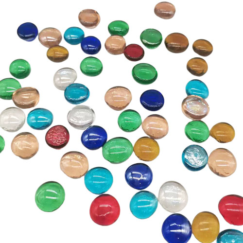 High Quality Colorful Glass Round Beads Clear Stone Ornaments Aquarium Home Decoration