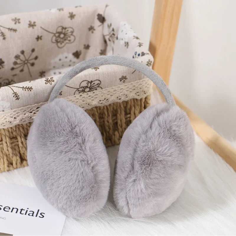 Winter Warm Earrings Soft Plush Earrings Mens Fashion Solid Color Earrings Outdoor Cold Protection Earrings W241126
