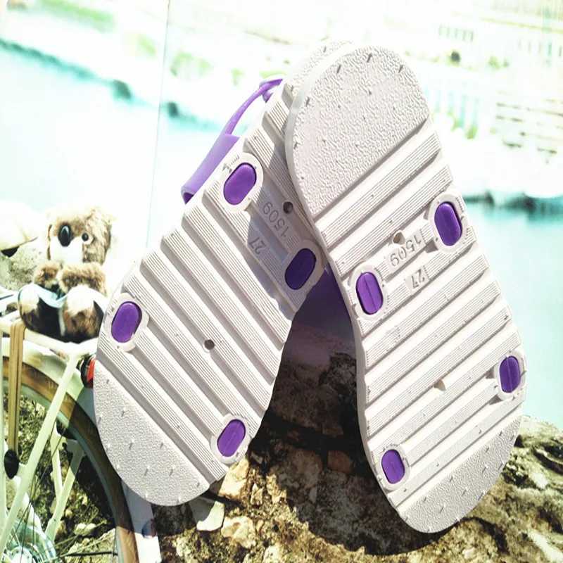 3-7 Years Old Summer Fashion Shoes Girl Shoes European Style Sandals Kids Rubber Sandals Shoes PVC Leather Kids Sandals New