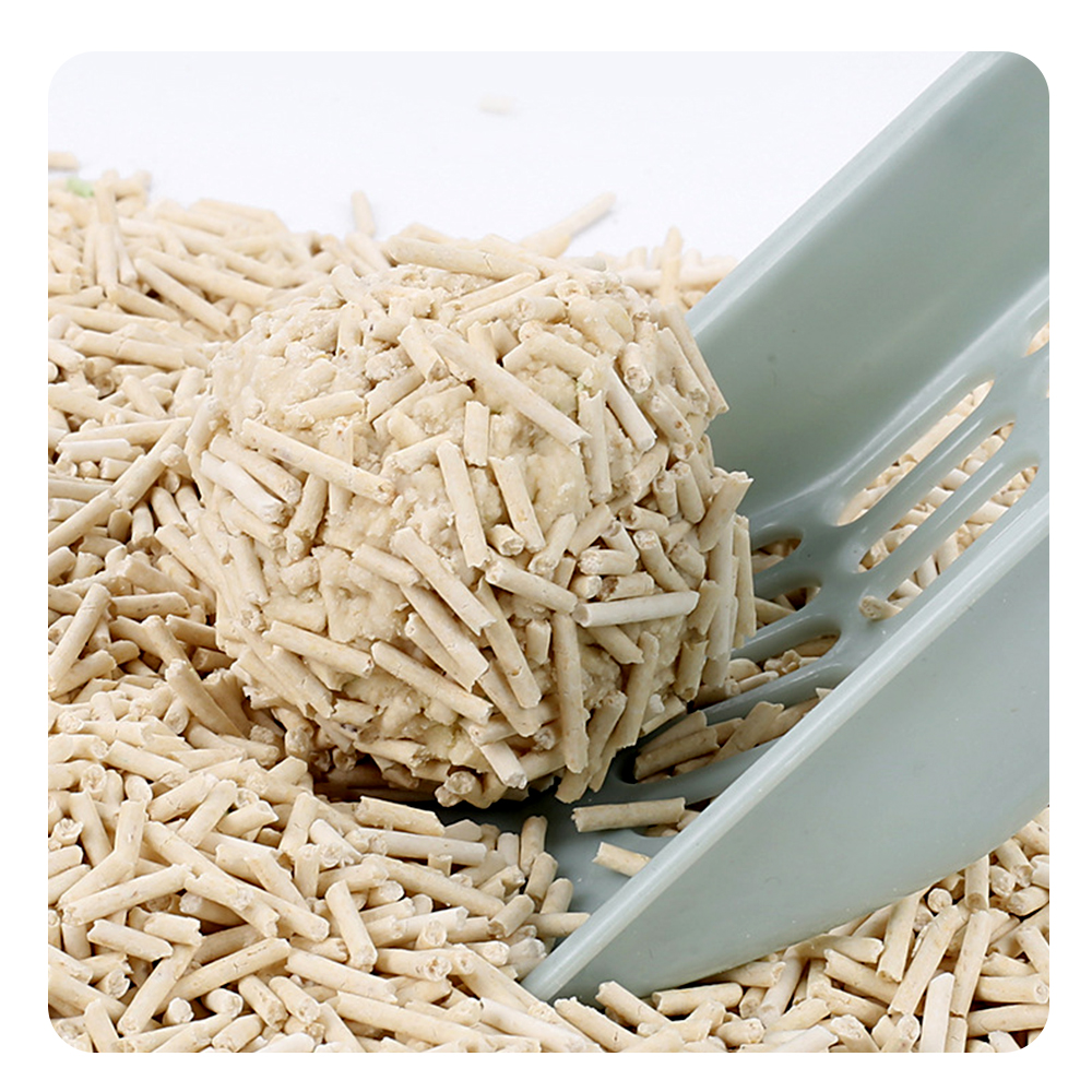 Biodegradable, Clumping Kitty Litter, Flushable,Pea Fiber,Dust Free, Odor Control, Low Tracking, Lightweight Tofu Cat Litter
