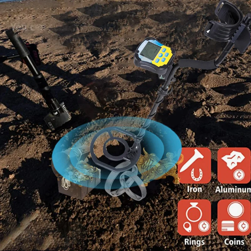 MD8030 Underground Metal Detector High Sensitivity Metal Hunter Gold Digger Treasure Hunter Depth 2.5m Finder Pinpoint Detector