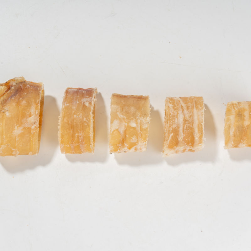 Wholesale dried dog snacks Dried beef throat organic pet snacks puppy training rewards