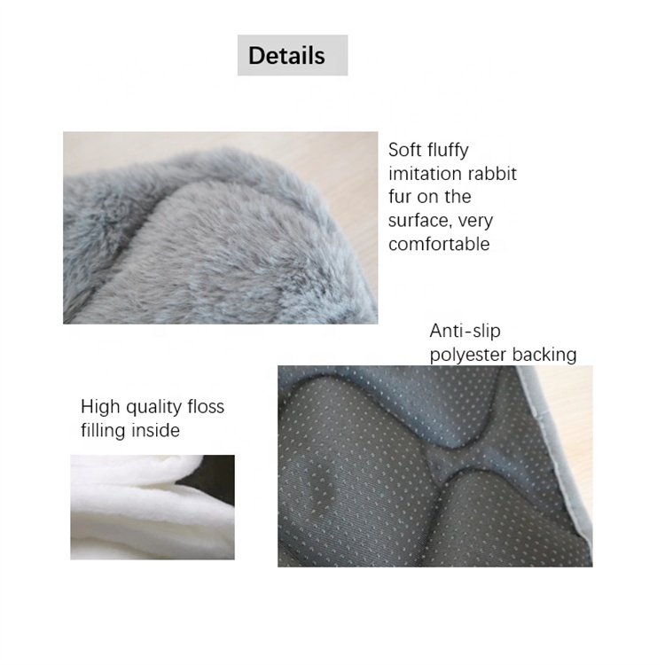 Winter Non-slip Thickened Warm Dog Cat Sleeping Comfortable Soft Fleece Fluffy Pet Bed Mat