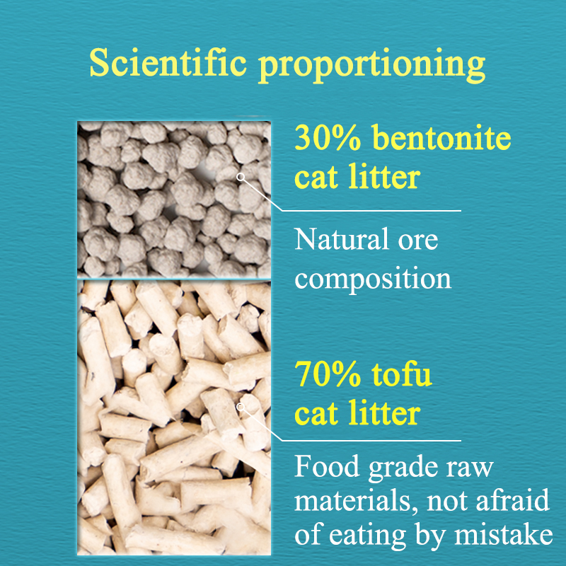 Factory Direct Sale Cat Litter Tofu Clumping Bentonite clay Cat Litter Sand