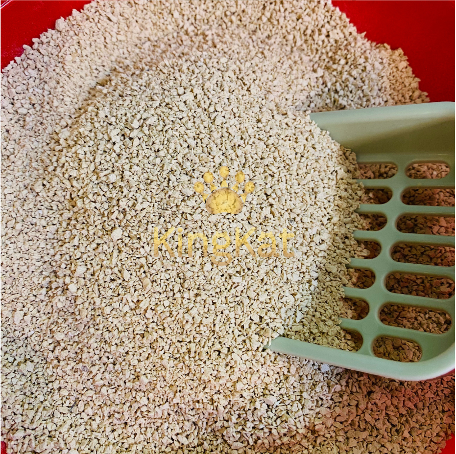 100% Safe Eco-Friendly Cat Litter from Cassava/Tapioca No Chemicals Brown Small Granular for Animals