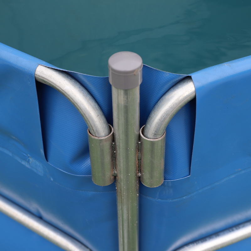 Large plastic fish farm pond tank customizable Pvc tarpaulin fish tank on sale