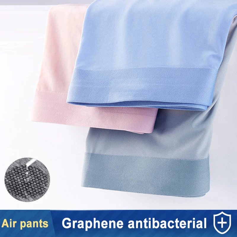 Mens underwear flat pants silk dry and comfortable mens underwear breathable underwear suitable for unmarked mens boxers 241126