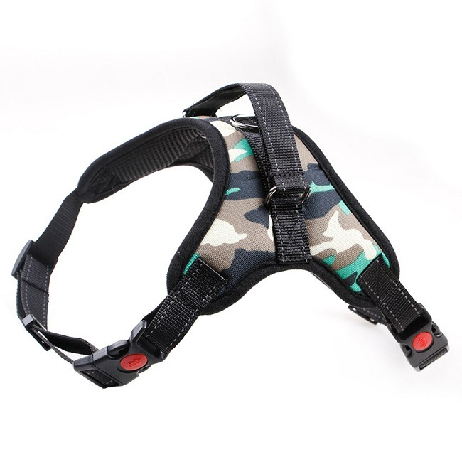 Manufacturers Custom Logo No Pull Reflective Dog Vest Outdoor Breathable Adjustable No Pull Dog Harness Pet Dog Harness