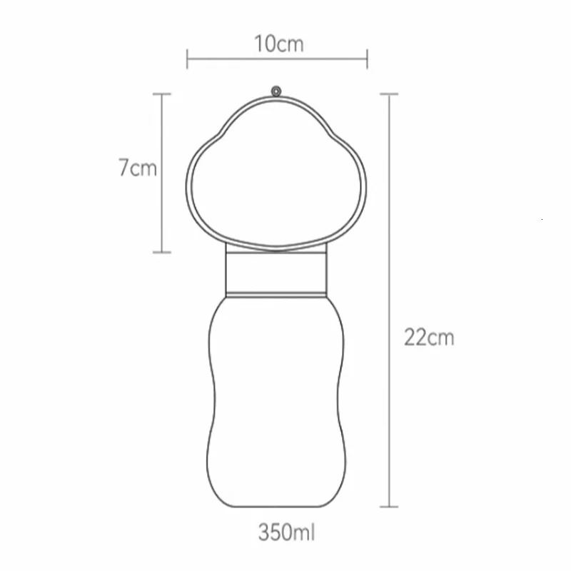 free shipping Summer Portable Dog Bottle For Small Large Dogs Travel Puppy Cat Drinking Bowl Outdoor Water Dispenser Feeder Pet 241125