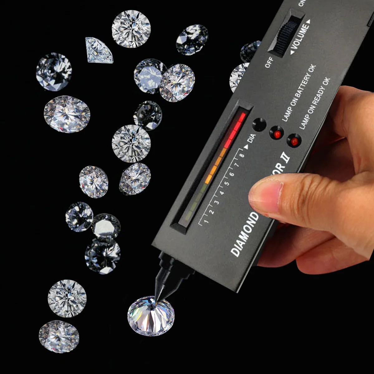 Rromotion 11pcs to 340pcs Small Loose Gemstones 0.8mm to 2.9mm 1CT D Color Diamond Gem for Jewelry Material Wholesale 250617