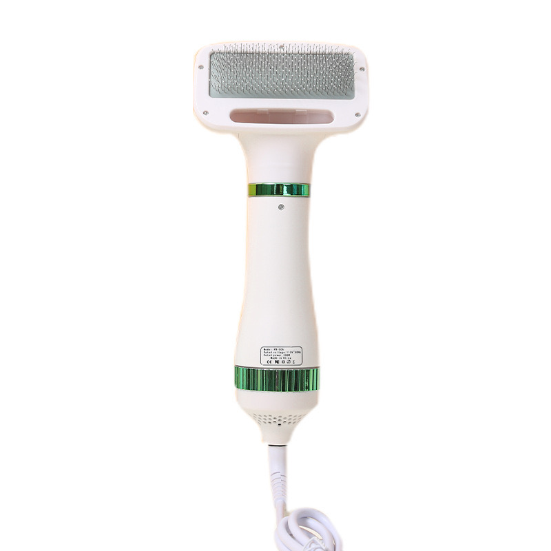 Fashion Pet Cat Comb Portable Pet Blow Hair Dryer Brush Tool Grooming Self Cleaning Pet Brush